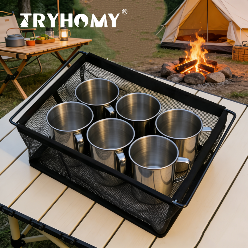 Folding Picnic Table - Tryhomy Igt 1 Unit Basket Drain