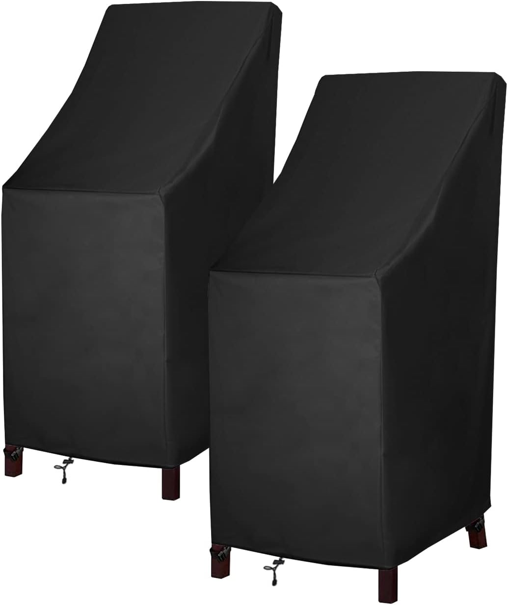 Outdoor Furniture Waterproof - Stackable Patio Chair Covers, Heavy Duty
