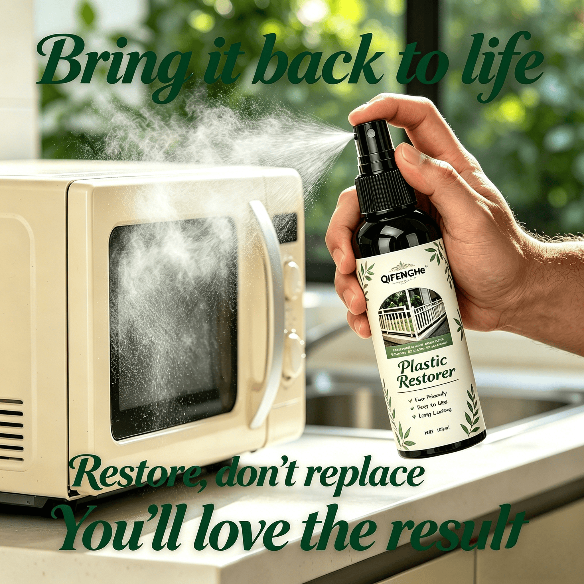 Outdoor Furniture Restoration - QiFENGHe® Plastic Restorer – Eco-Friendly Yellowing