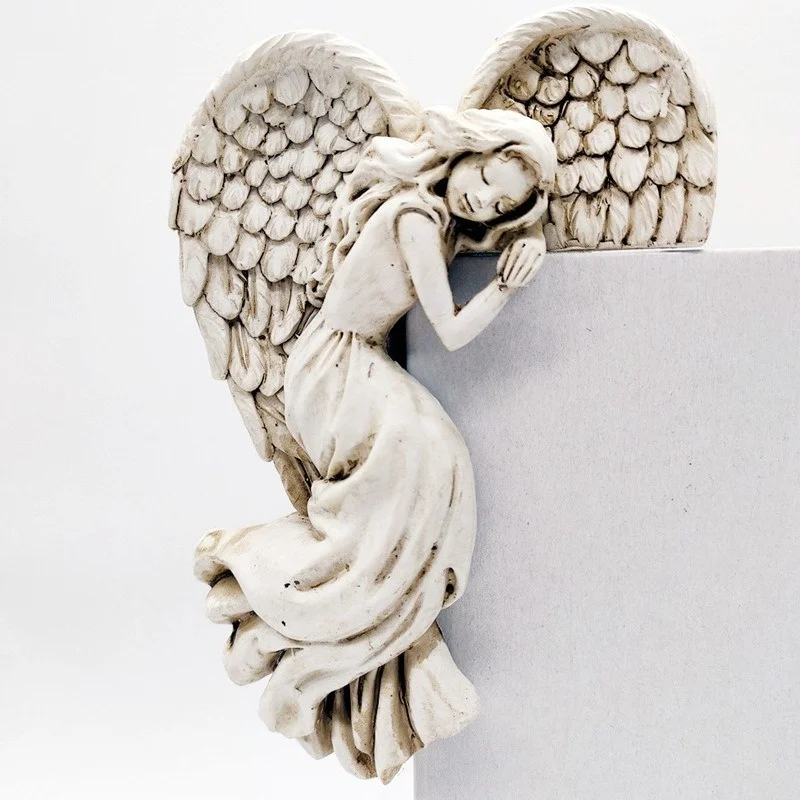 Outdoor Furniture Arhaus - Angel Wings Home Gift Resin Craft