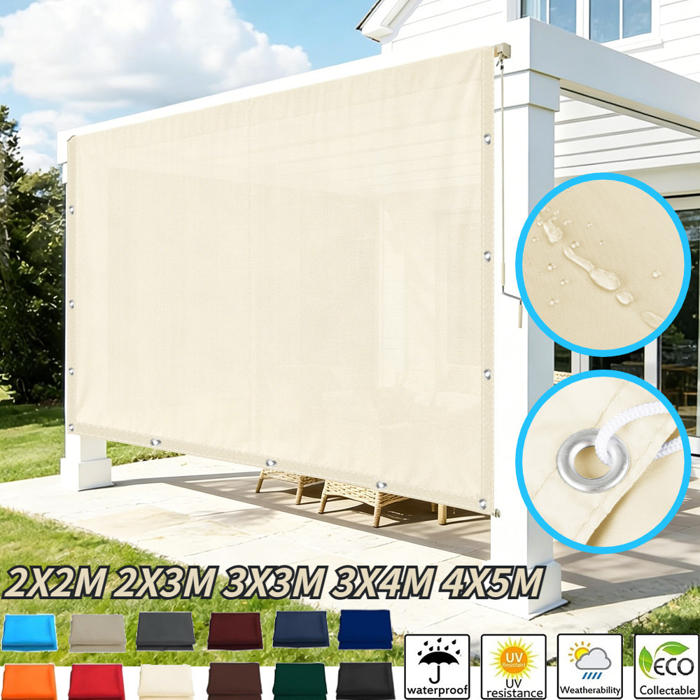 Outdoor Furniture Waterproof - 5x4m 4x3m 3x2m Garden Sun Shade