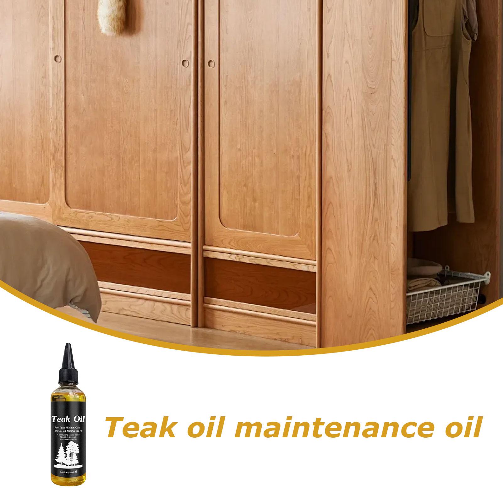 Outdoor Furniture Restoration - Furniture Oil Wood Polishs 100ml Hardwood