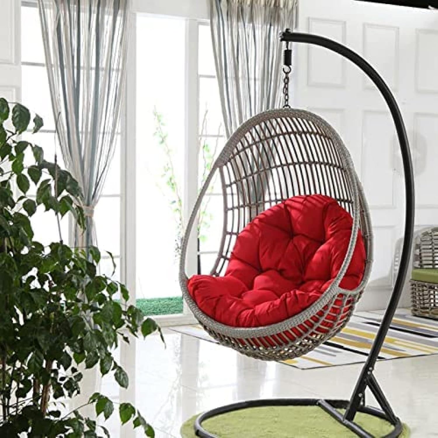 Outdoor Furniture Upholstery - Water Resistant Hanging Egg Chair Cushion