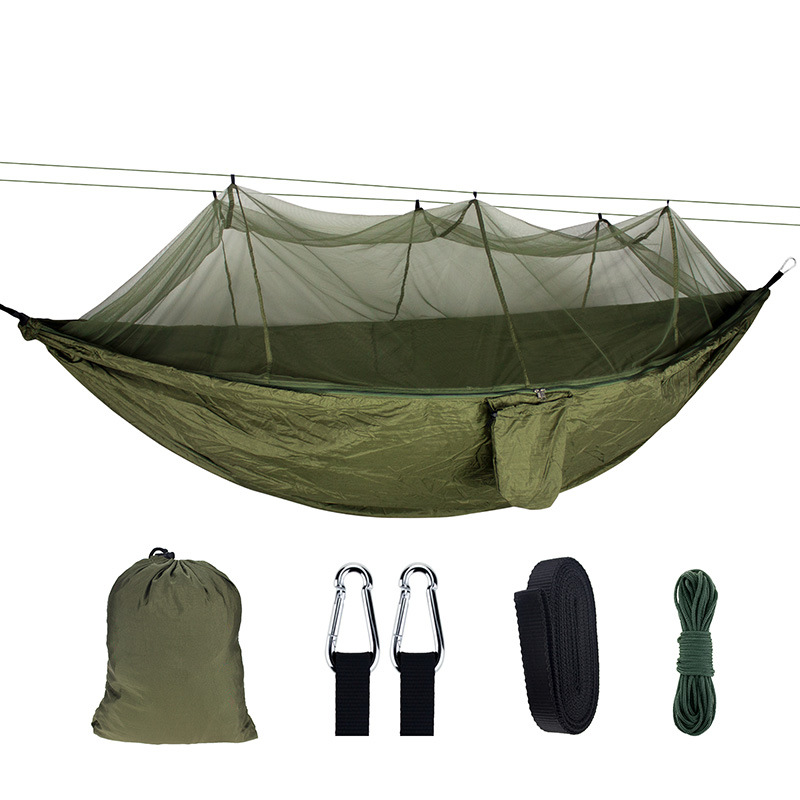 Garden Swing Chair - Outdoor Hammock with Mosquito Net, Camping