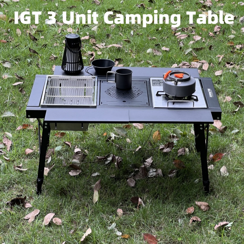 Folding Picnic Table - Detachable Barbecue Multifunctional Table IGT Extended