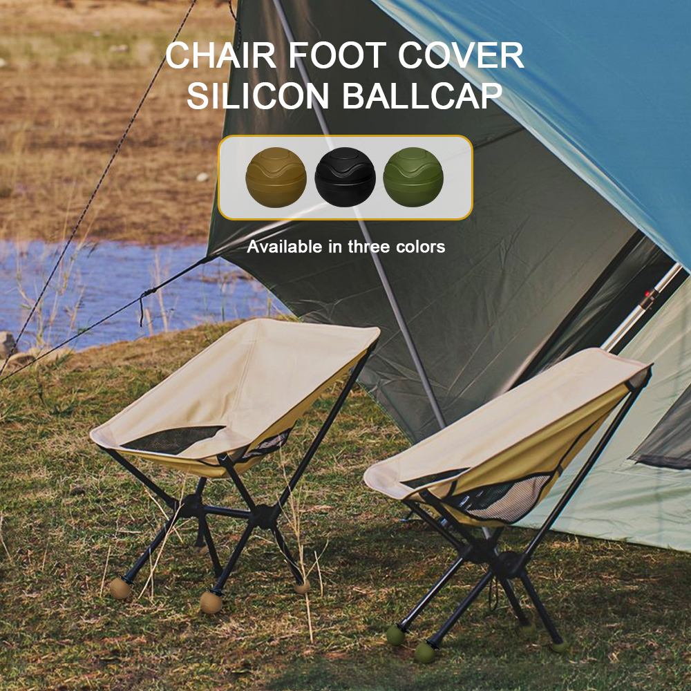 Folding Picnic Table - 4pcs/1set Camping Chair Leg Cap Shock