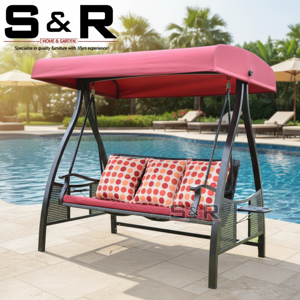 Garden Swing Chair - Modern Rattan Patio Garden Outdoor Furniture