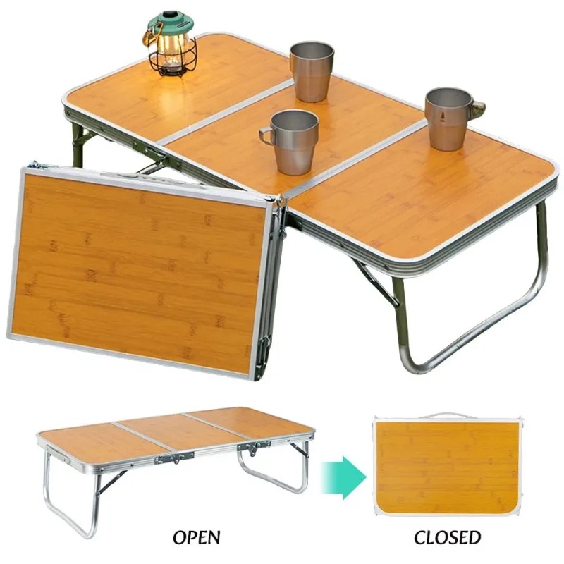 Folding Picnic Table - Folding Camping Table 3 Fold with