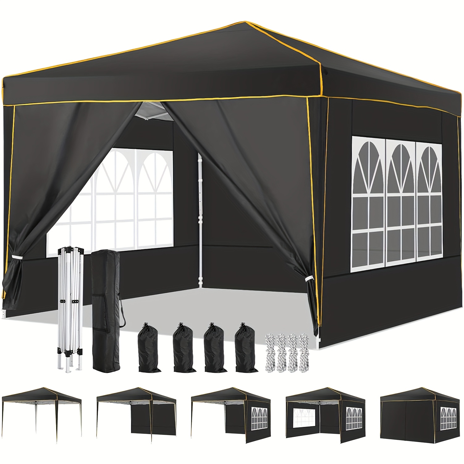 Outdoor Furniture Exhibition - 10x10ft Pop Up Canopy Tent, with