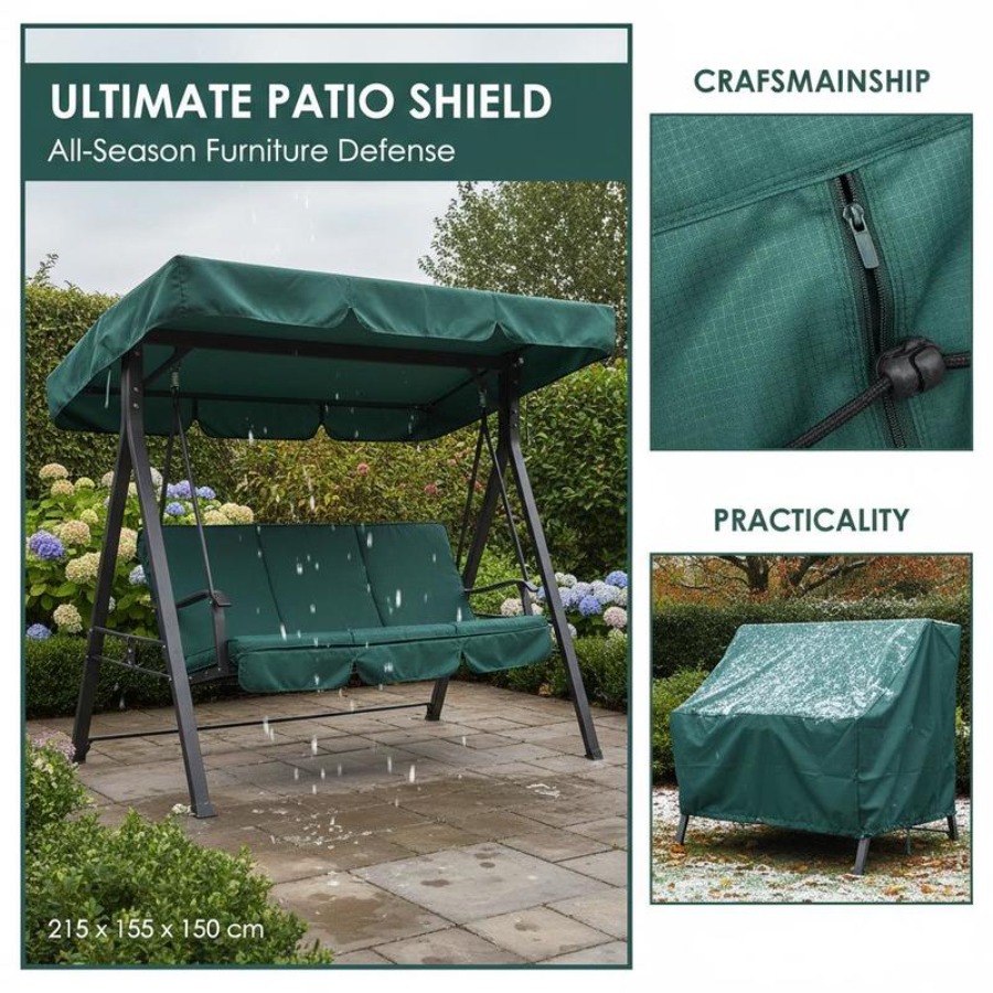 Patio 3 Seater Swing Chair Ben - مراجعة Garden Swing Chair وسعره