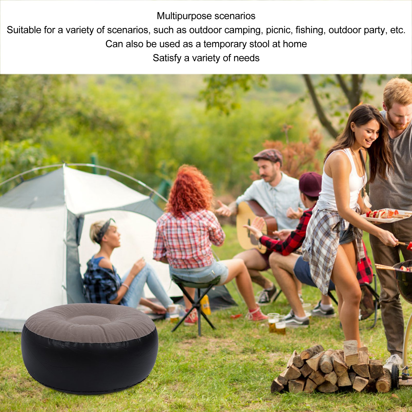 Inflatable Flocking Stool Mult - مراجعة Outdoor Furniture Arhaus وسعره