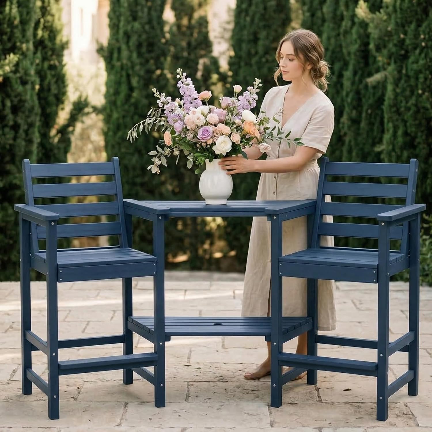 Tall Adirondack Chair HDPE Bar - مراجعة Adirondack Chair Wood وسعره