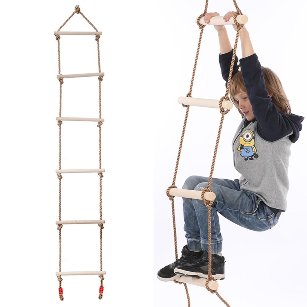 Swing Rope Climbing Ladder wit - مراجعة Outdoor Furniture Upholstery وسعره