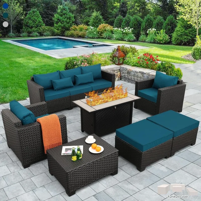 Outdoor Patio Furniture Propan - مراجعة Outdoor Furniture Set With Fire Pit وسعره