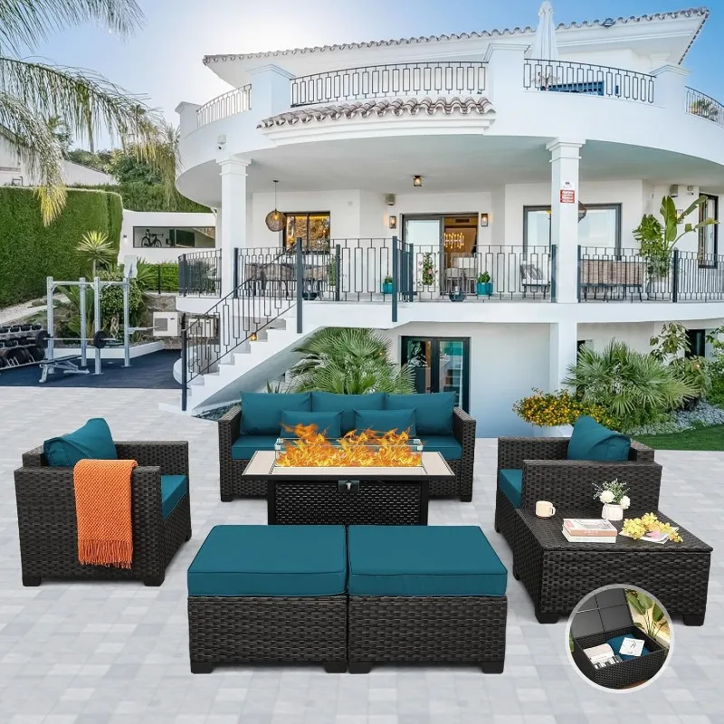 Outdoor Patio Furniture Propan - مراجعة Outdoor Furniture Set With Fire Pit وسعره