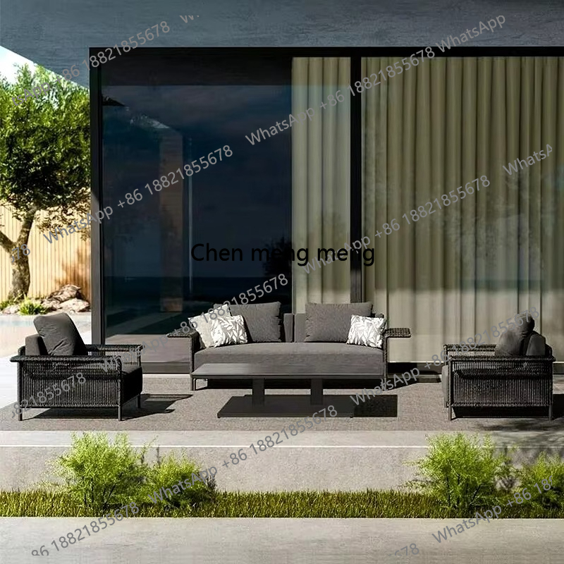 Outdoor Woven Sofa Set Corner  - مراجعة Outdoor Furniture Restoration وسعره