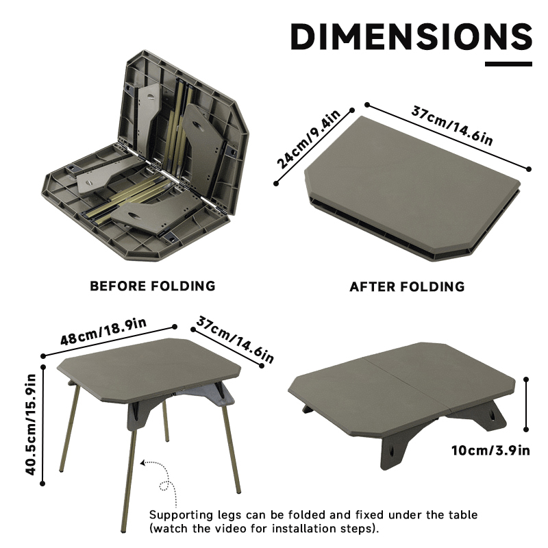 WESTTUNE Outdoor Camping Table - مراجعة Folding Picnic Table وسعره
