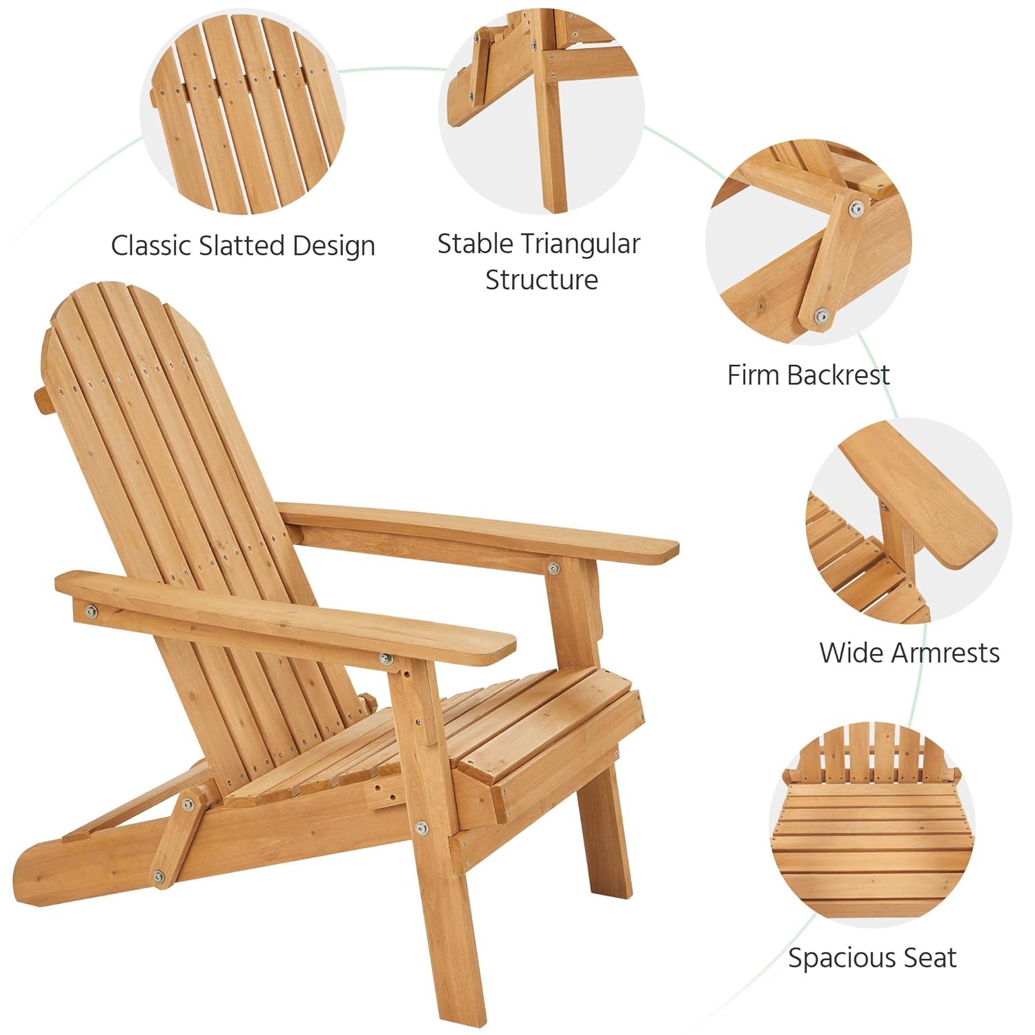 Folding Adirondack Chair Set o - مراجعة Outdoor Furniture Set With Fire Pit وسعره