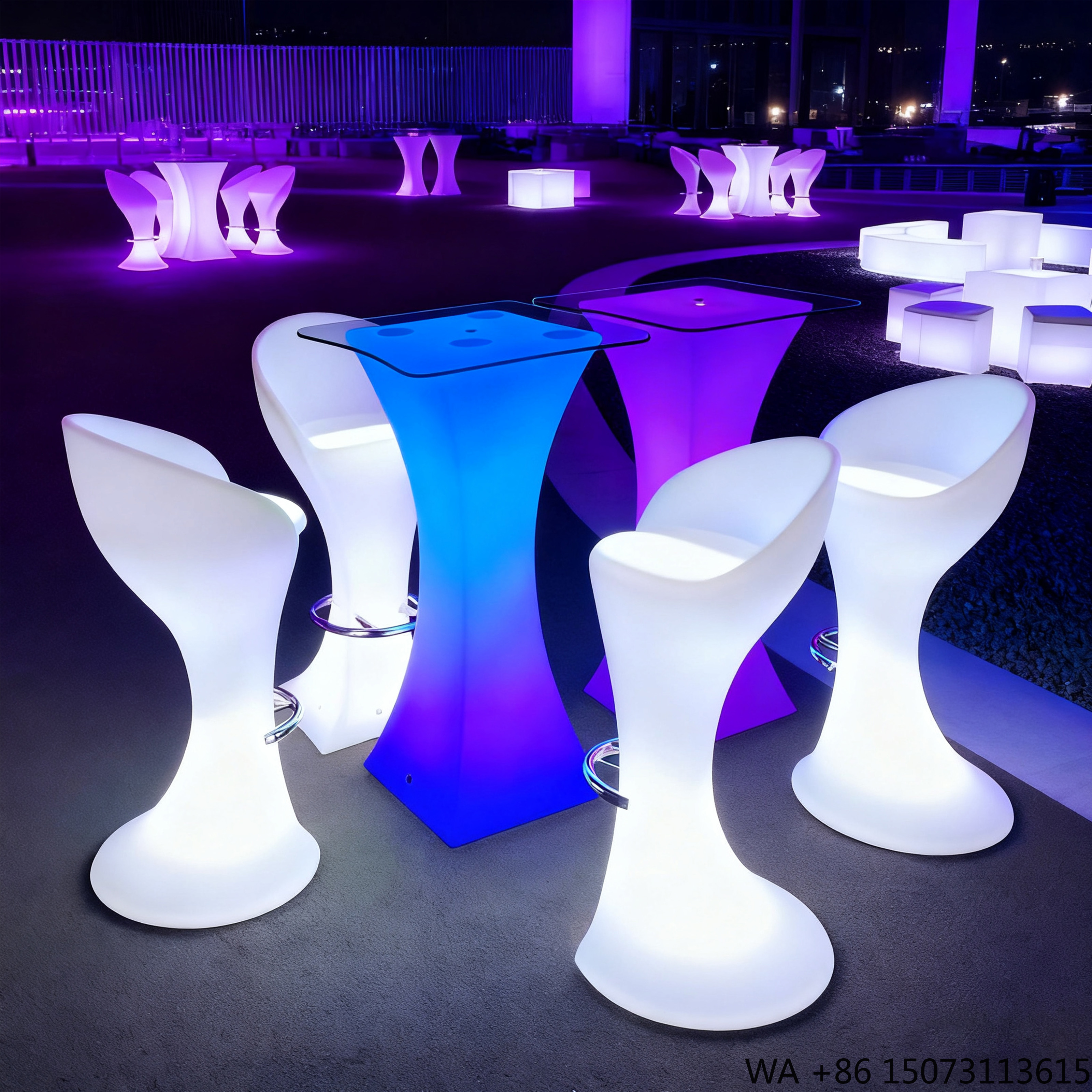 LED Party Furniture Suppliers  - مراجعة Outdoor Furniture Supplier وسعره