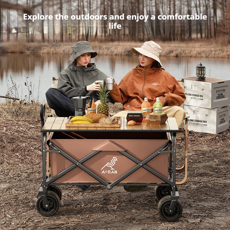 Portable Folding Camping Troll - مراجعة Folding Picnic Table وسعره