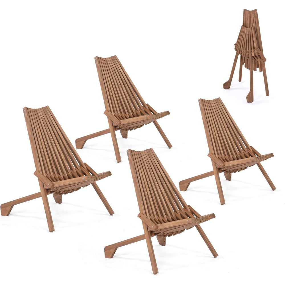 Weather-Resistant Acacia Wood  - مراجعة Adirondack Chair Wood وسعره