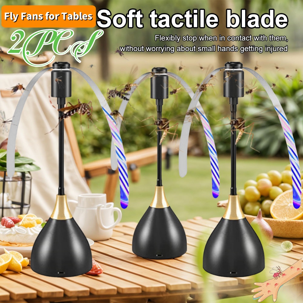 1/2PCS Fly Repeller Table Fan  - مراجعة Folding Picnic Table وسعره