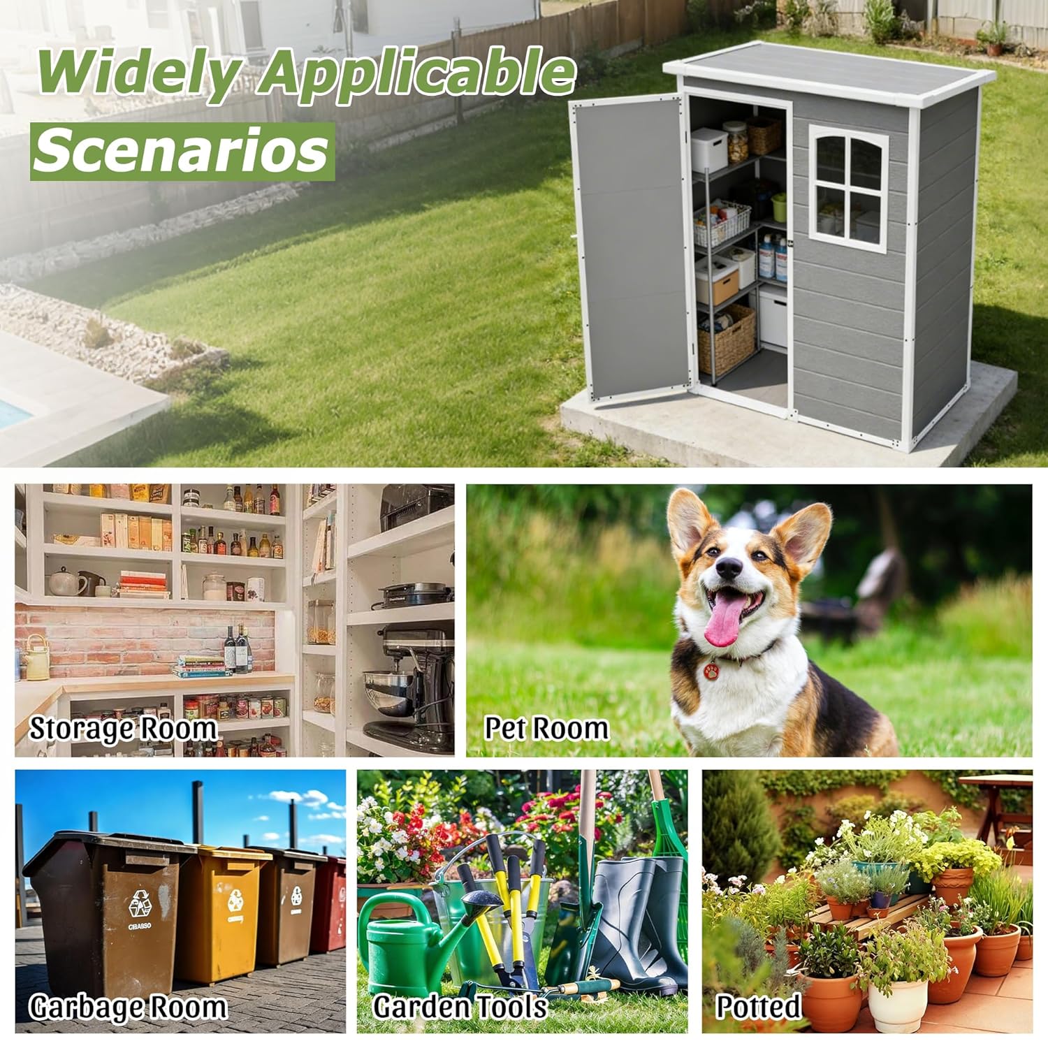 Resin Outdoor Storage Shed Kit - مراجعة Outdoor Furniture Patio وسعره