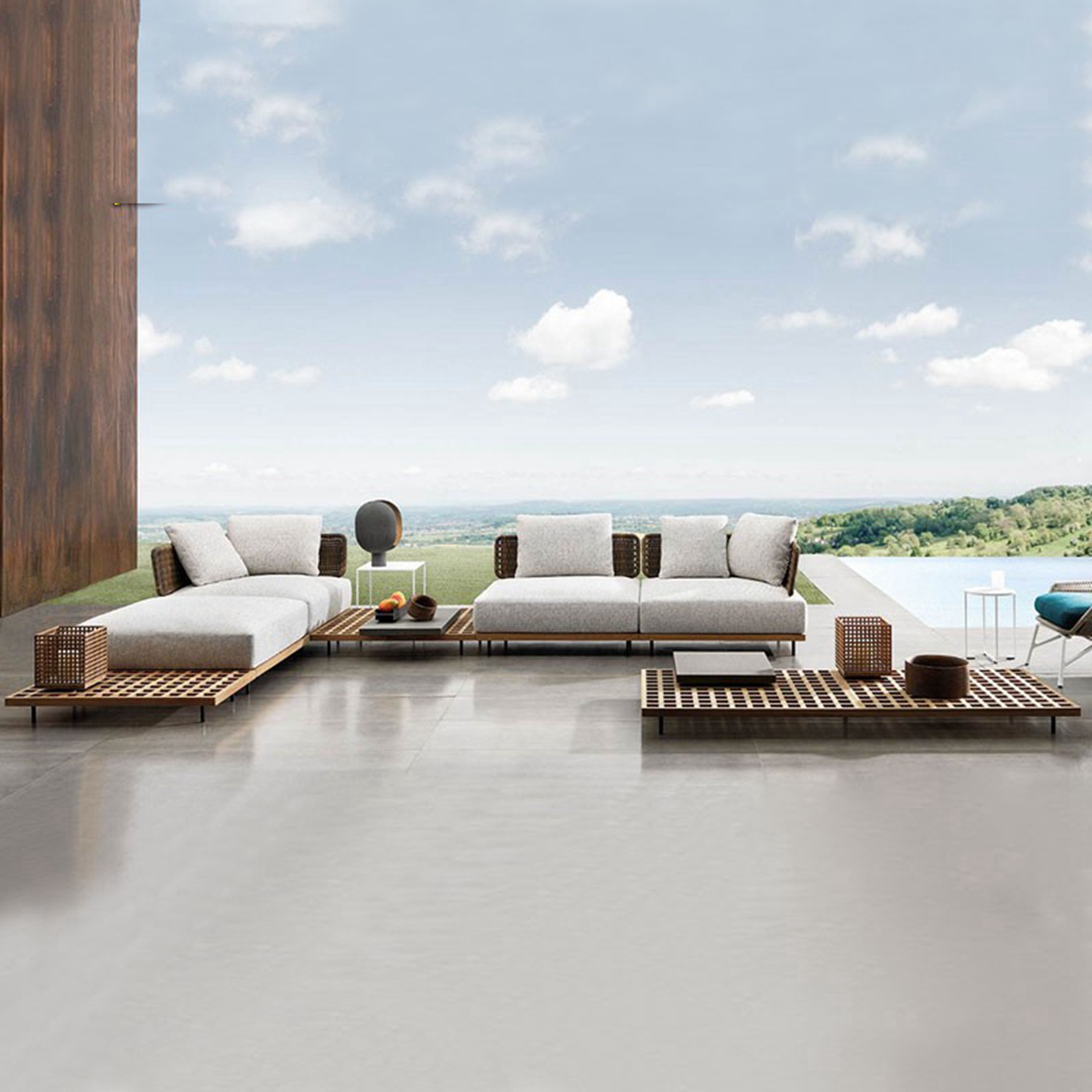 Indonesia Luxury Loveseat Pati - مراجعة Outdoor Furniture Indonesia وسعره