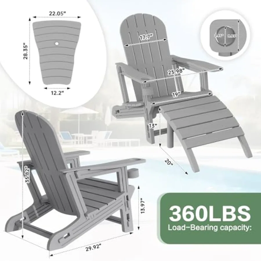 Outdoor Adirondack Chair Set o - مراجعة Adirondack Chair Wood وسعره