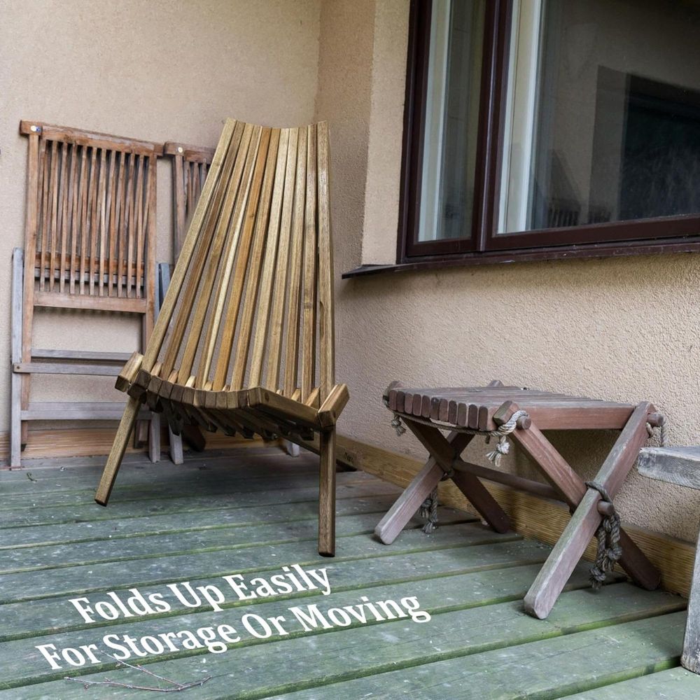 Wooden Folding Tamarack Chairs - مراجعة Adirondack Chair Wood وسعره