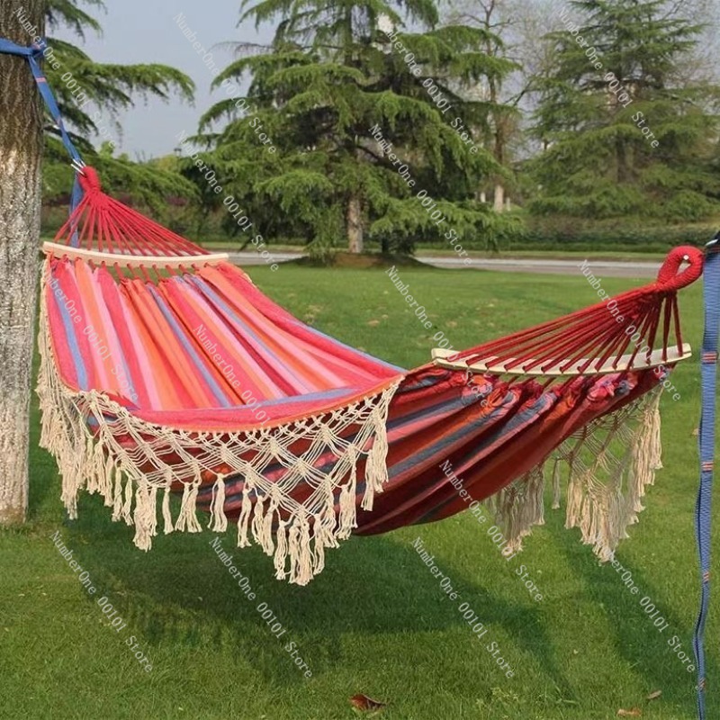 Canvas Double Hammock with Tas - مراجعة Garden Swing Chair وسعره