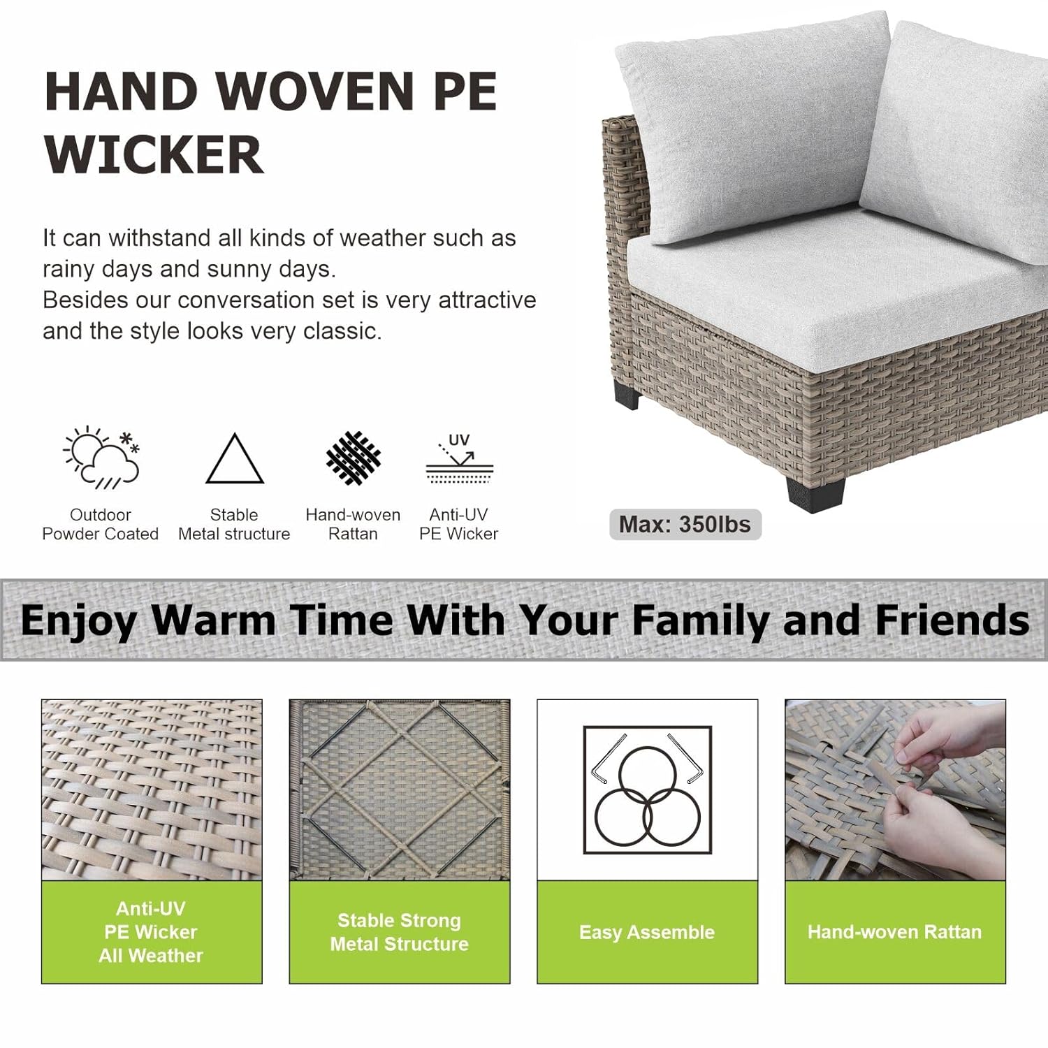 7 Piece Outdoor Sectional Sofa - مراجعة Outdoor Furniture Set With Fire Pit وسعره