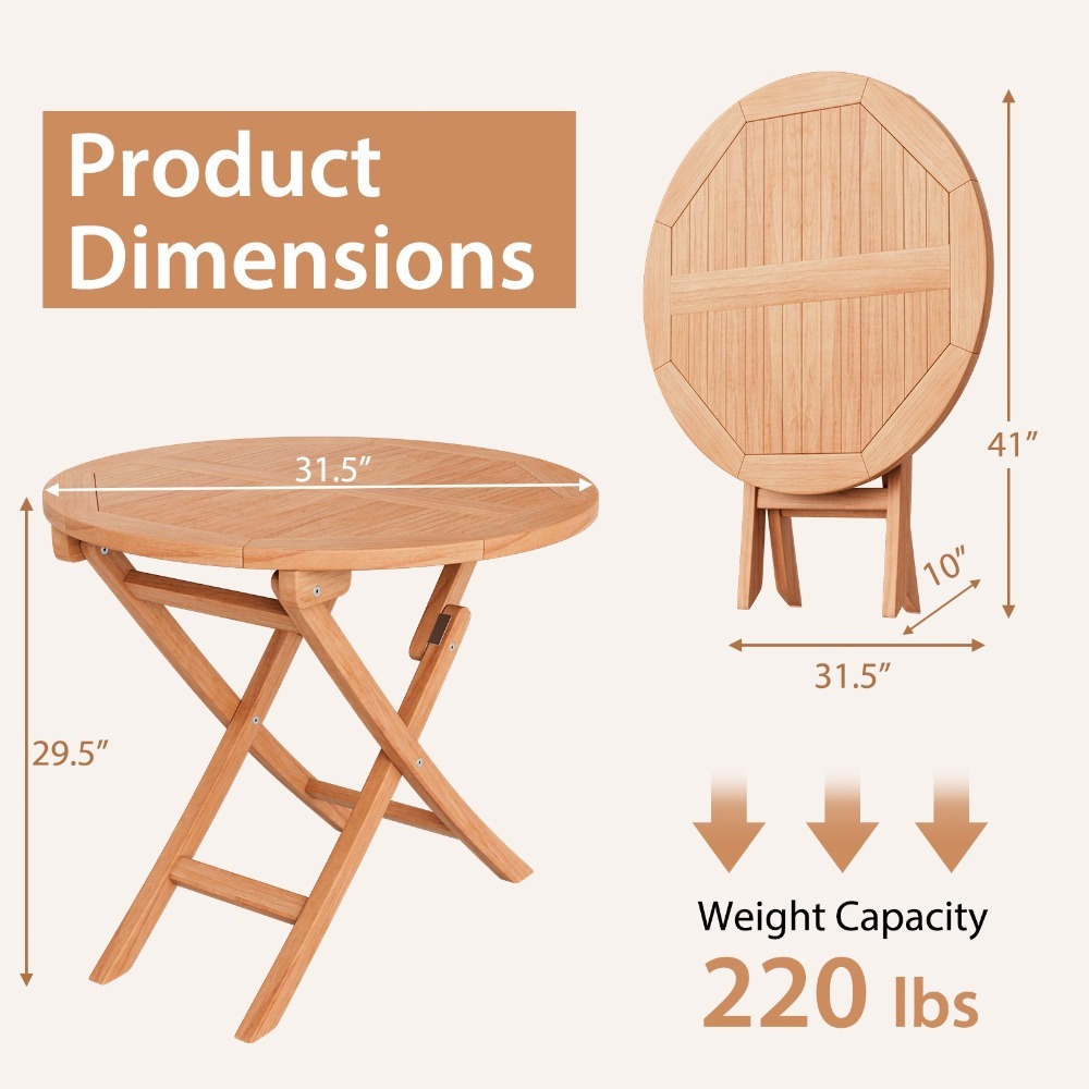 3PCS Outdoor Indonesia Teak Wo - مراجعة Outdoor Furniture Indonesia وسعره