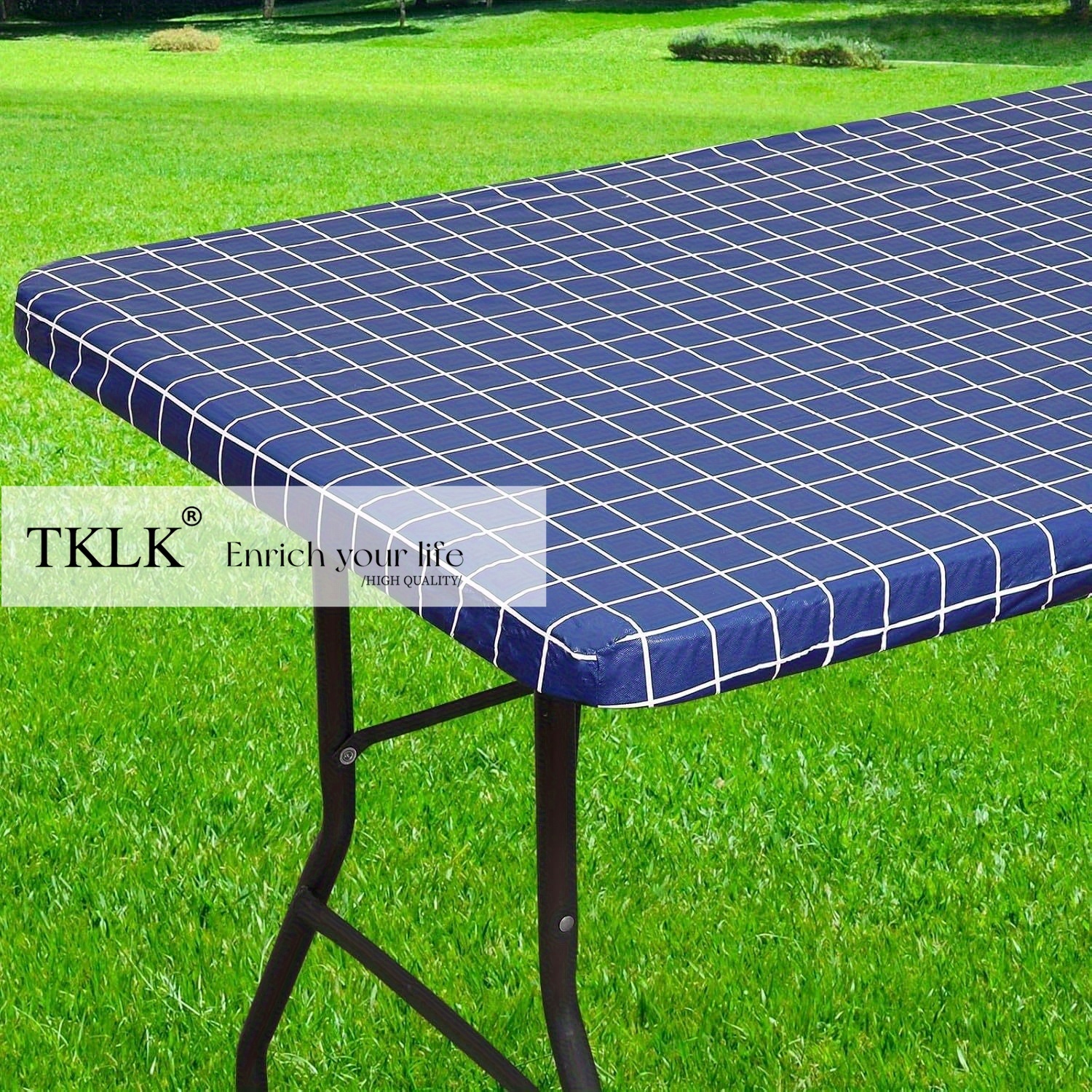 Rectangle Table Cloth, Elastic - مراجعة Folding Picnic Table وسعره