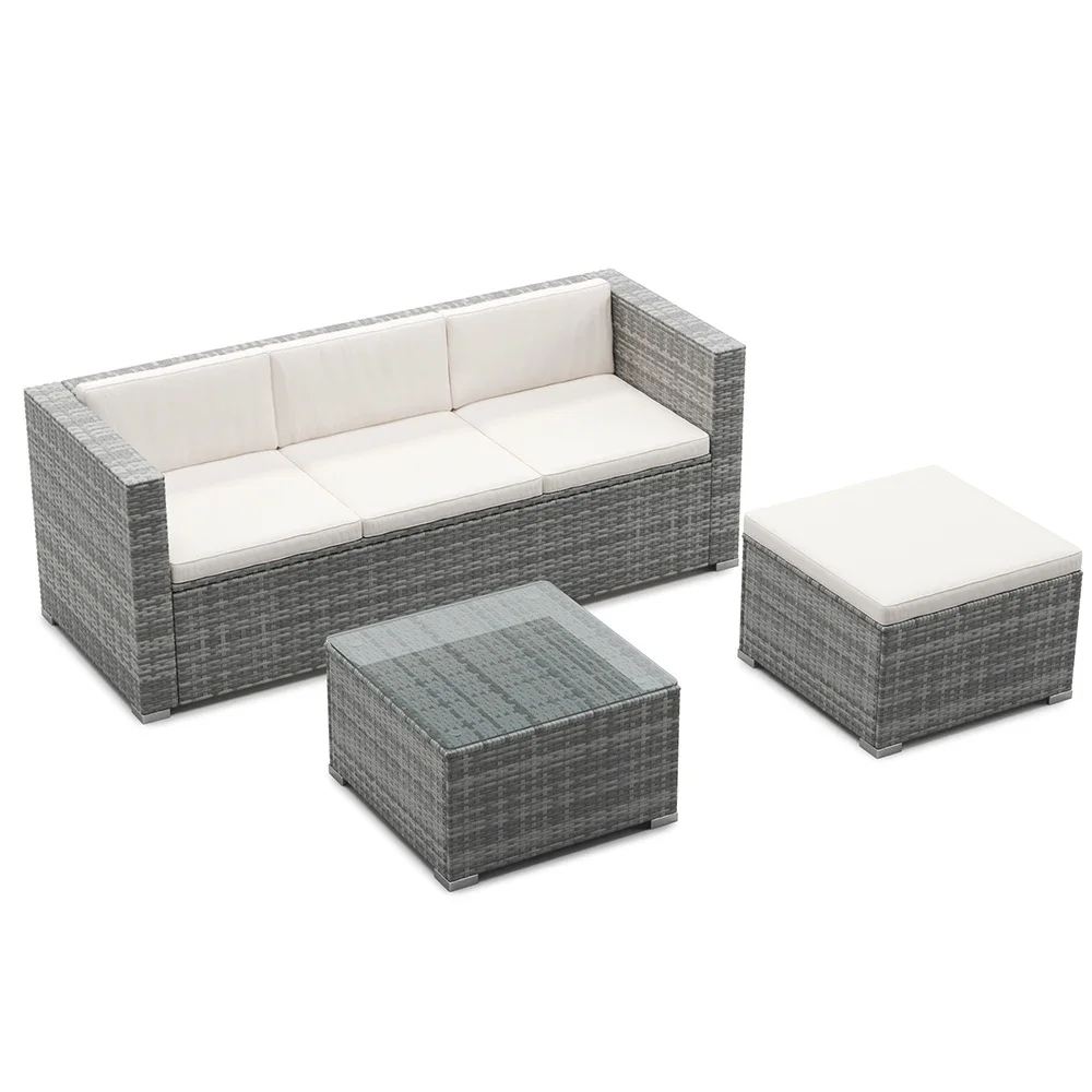 Garden Leisure Steel Rattan So - مراجعة Outdoor Furniture Types وسعره