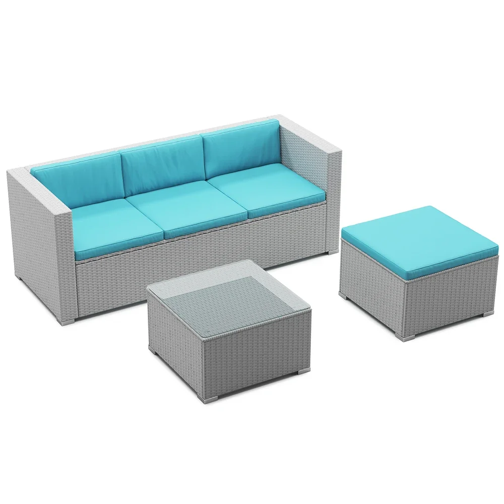 Garden Leisure Steel Rattan So - مراجعة Outdoor Furniture Types وسعره