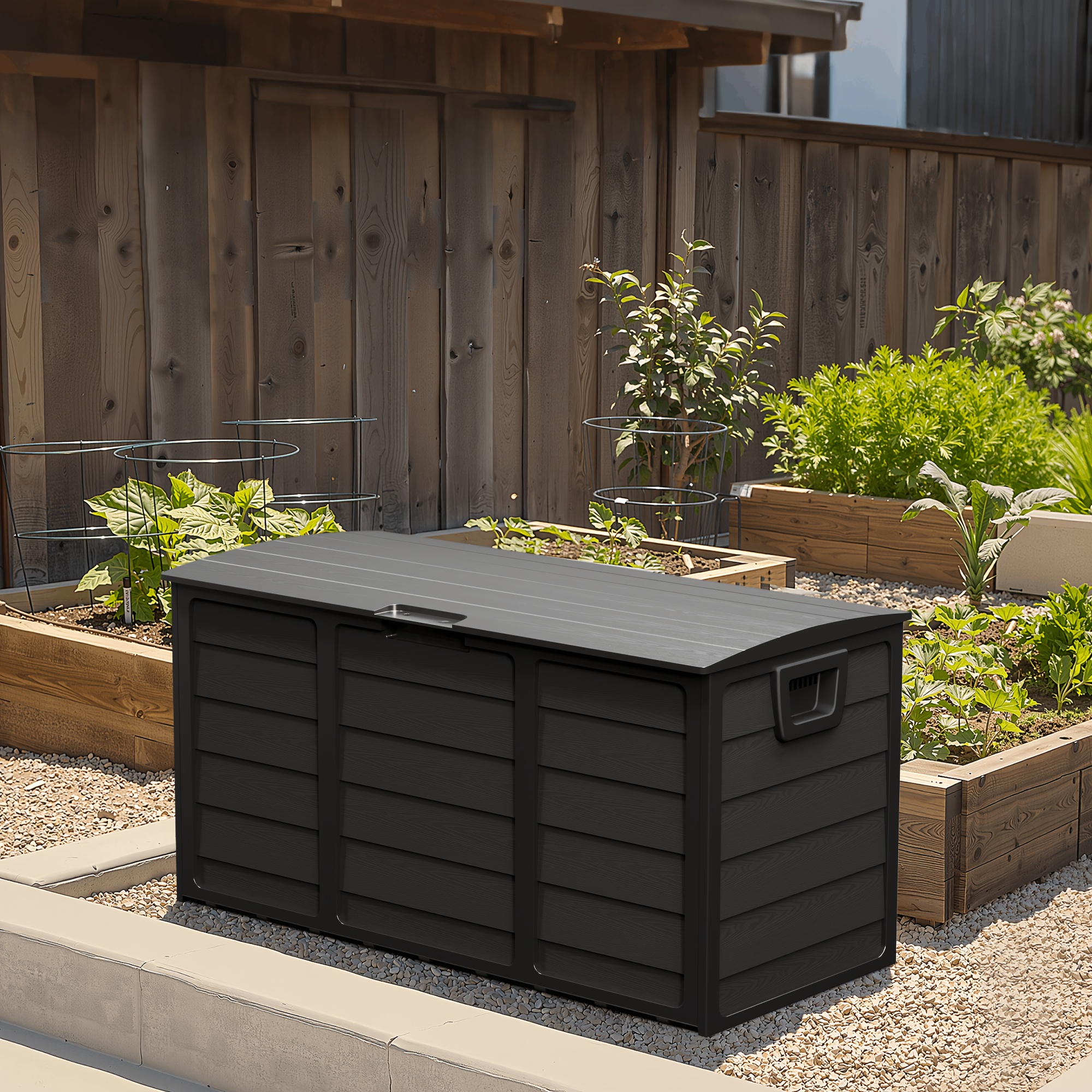 Weatherproof Resin Storage, 75 - مراجعة Outdoor Furniture Patio وسعره