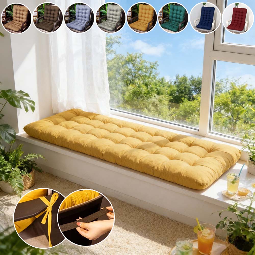 1PC Thick Seat Cushion with St - مراجعة Outdoor Furniture Upholstery وسعره