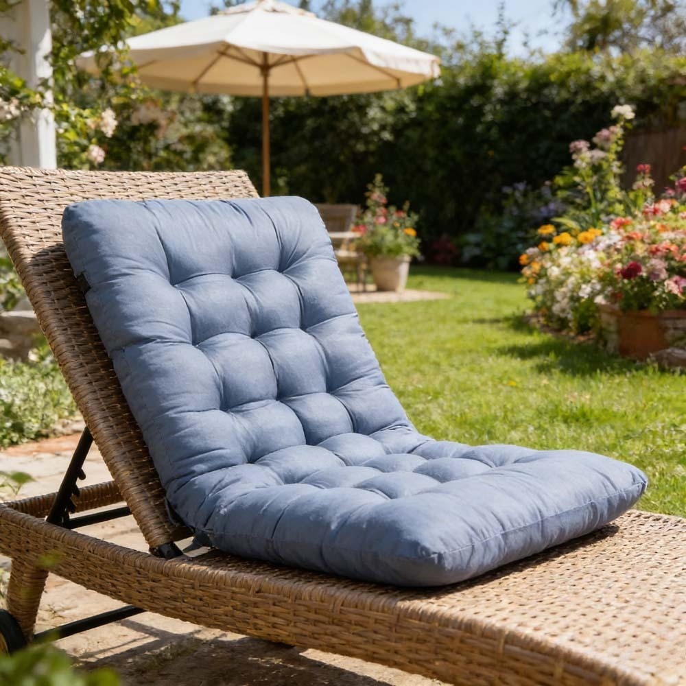 1PC Thick Seat Cushion with St - مراجعة Outdoor Furniture Upholstery وسعره