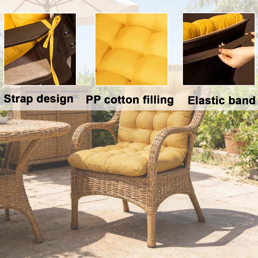 1PC Thick Seat Cushion with St - مراجعة Outdoor Furniture Upholstery وسعره