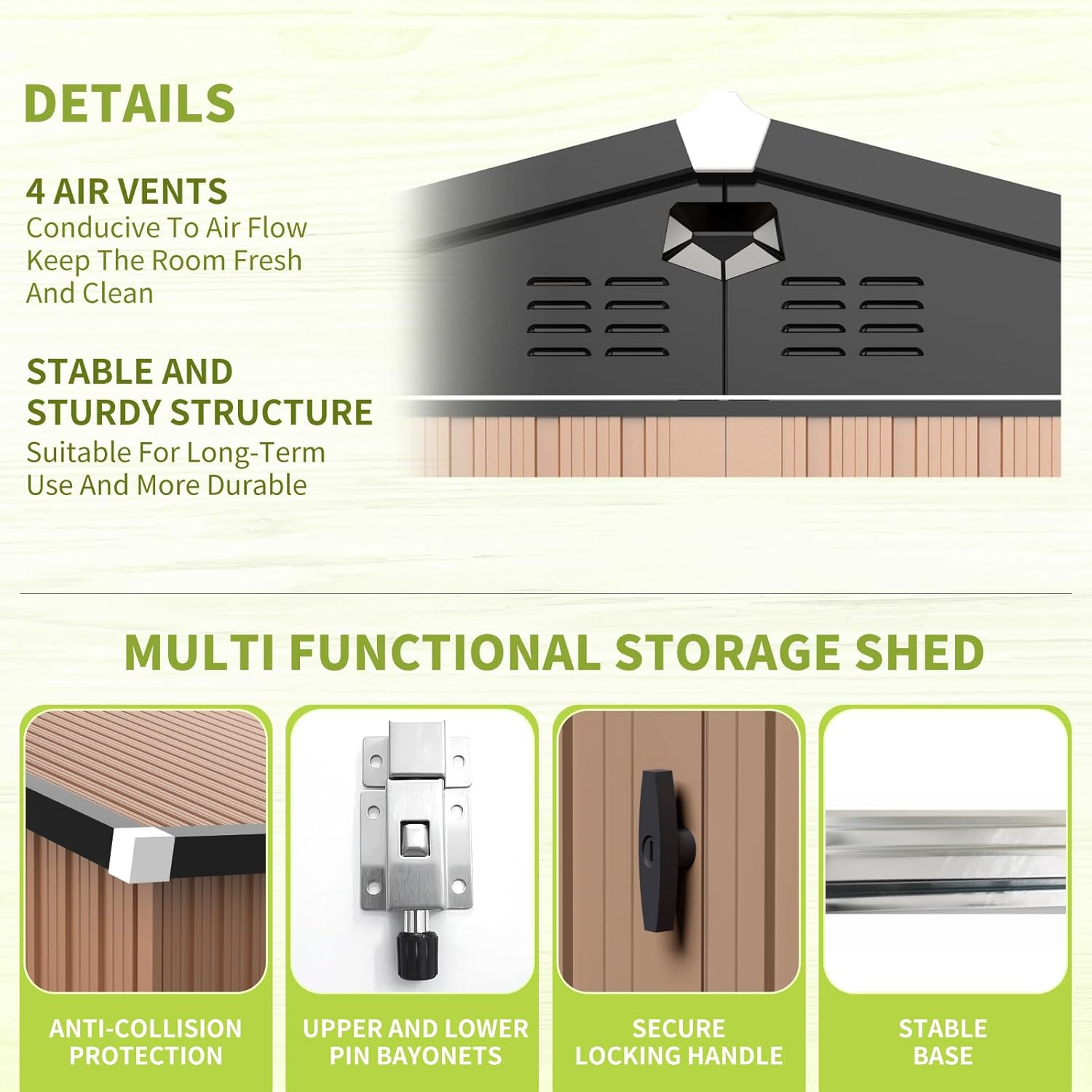 Metal Storage Shed,Outdoor Sto - مراجعة Outdoor Furniture Waterproof وسعره