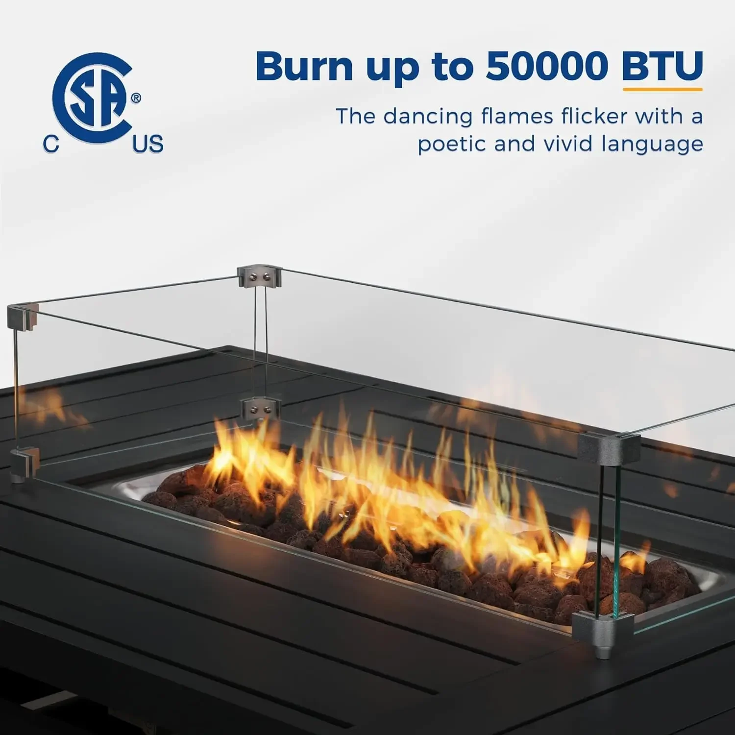 Aluminum Patio Furniture Set,  - مراجعة Outdoor Furniture Set With Fire Pit وسعره