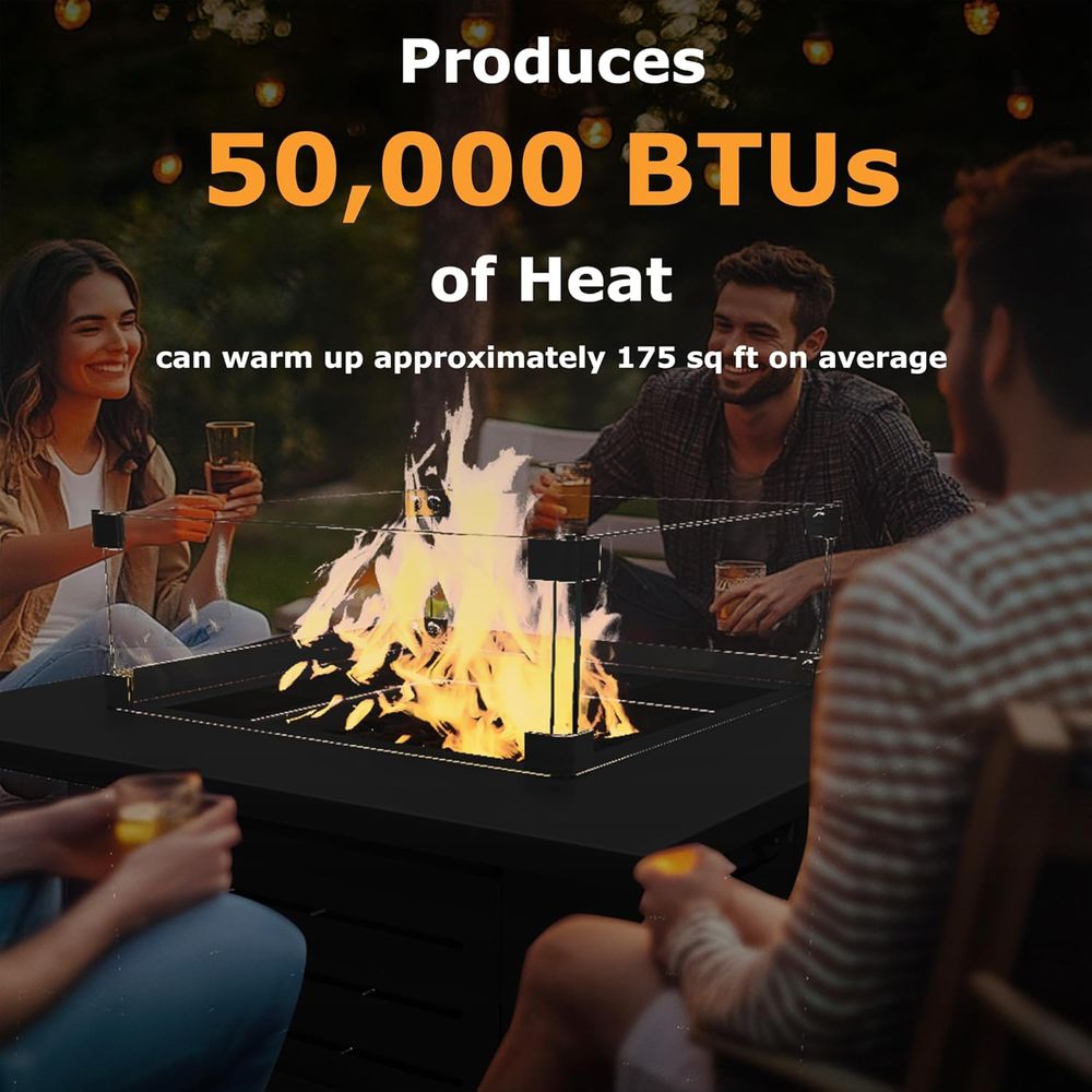 5-Piece Outdoor Patio Furnitur - مراجعة Outdoor Furniture Set With Fire Pit وسعره