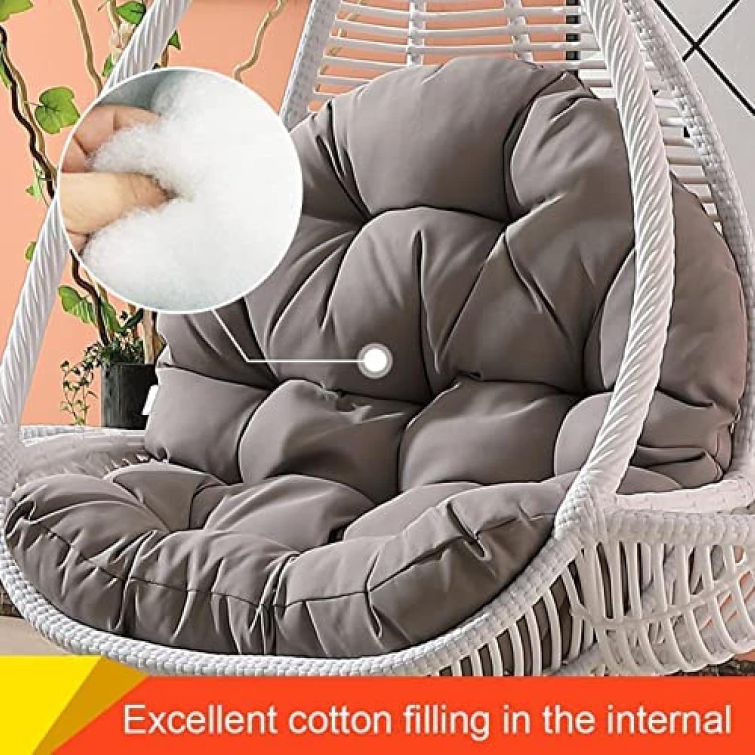 Water Resistant Hanging Egg Ch - مراجعة Outdoor Furniture Upholstery وسعره