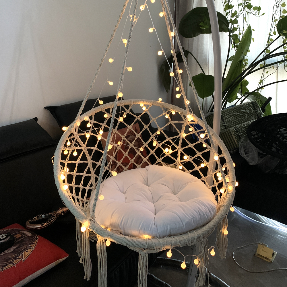 150 KG Nordic Garden Swing 그네  - مراجعة Outdoor Furniture Upholstery وسعره