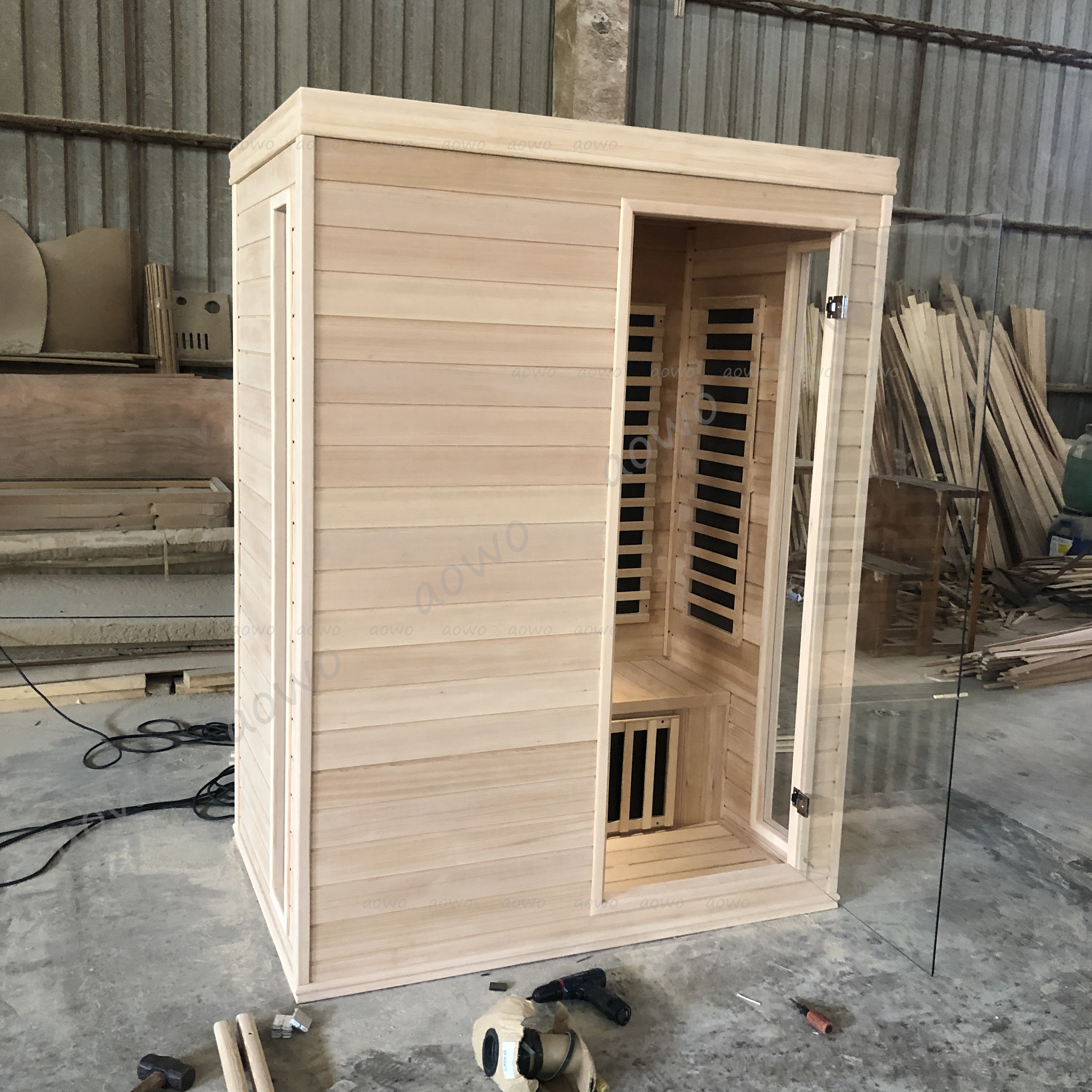 2 3 Person Hemlock Sauna Outdo - مراجعة Outdoor Furniture Supplier وسعره