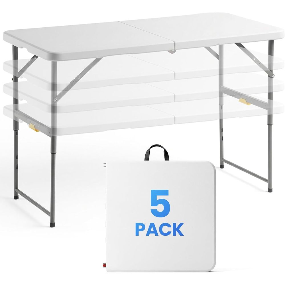 Portable Folding Card Table wi - مراجعة Folding Picnic Table وسعره