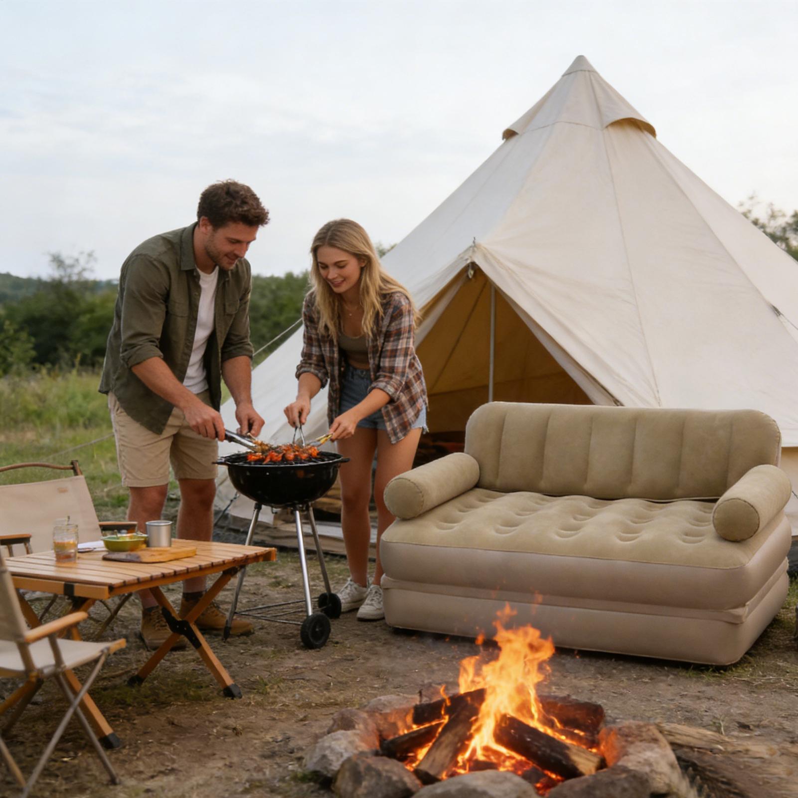 Air Sofa With Air Pump Folding - مراجعة Outdoor Furniture Arhaus وسعره