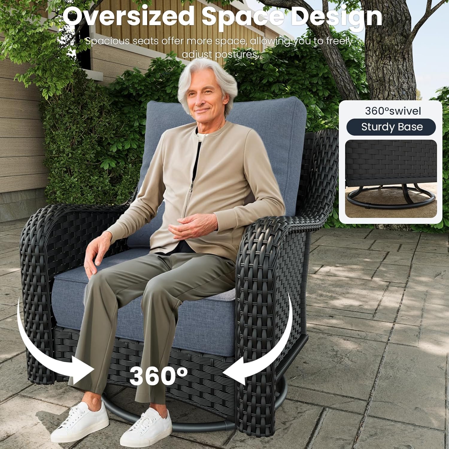 10 Pieces Outdoor Patio Furnit - مراجعة Outdoor Furniture Set With Fire Pit وسعره