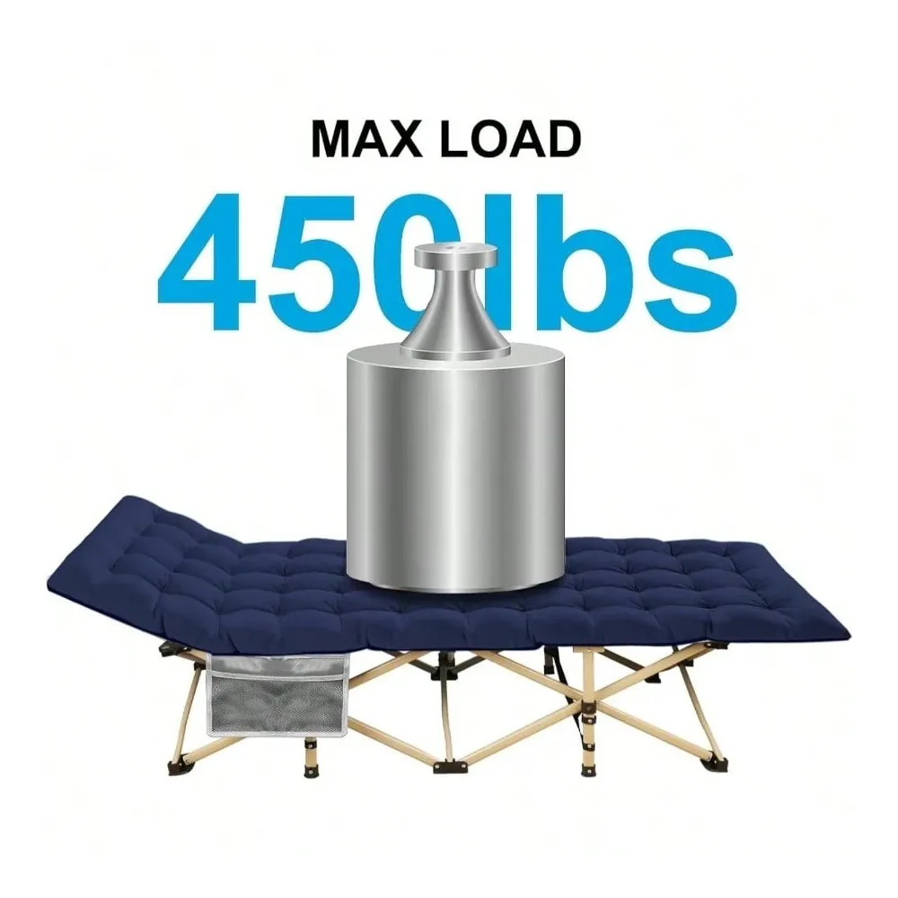 Cot, 450LBS Load Portable Fold - مراجعة Outdoor Furniture Supplier وسعره